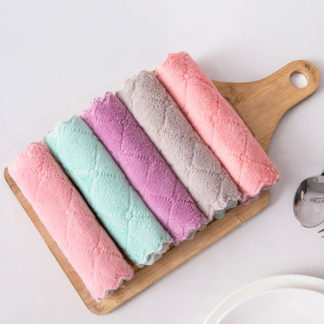 Thickened coral velvet dishcloth wholesale